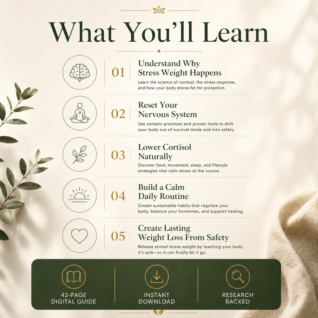 Your Body Heard Every Hard Year: The Rooted Woman Stress Weight & Somatic Reset Guide