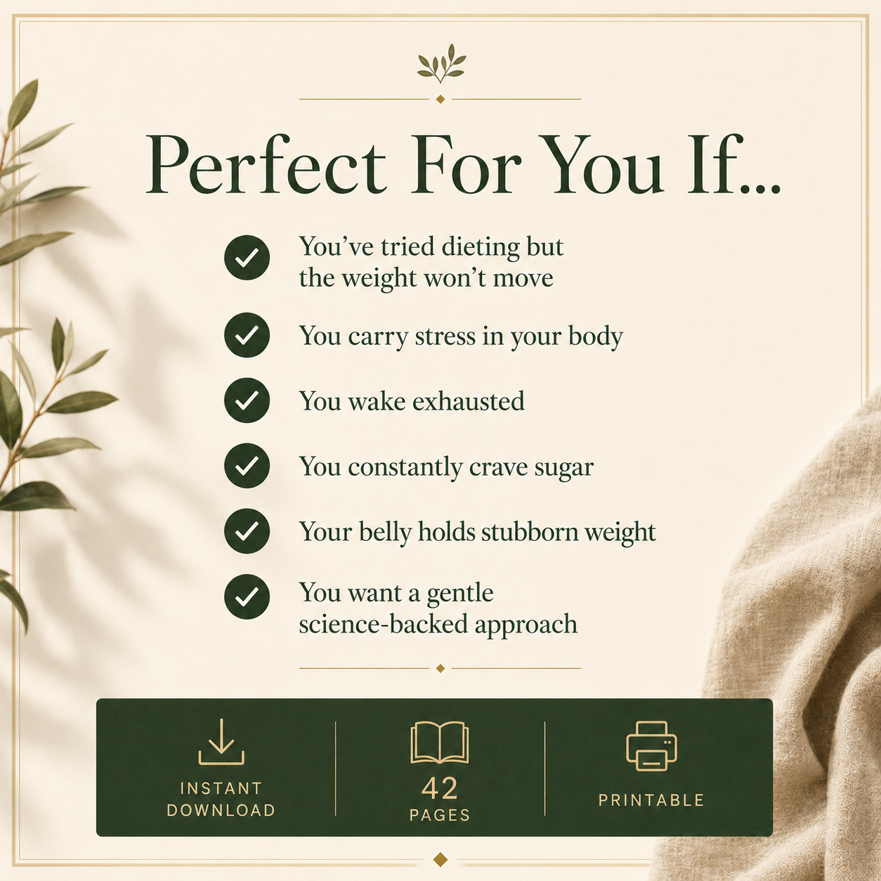 Your Body Heard Every Hard Year: The Rooted Woman Stress Weight & Somatic Reset Guide